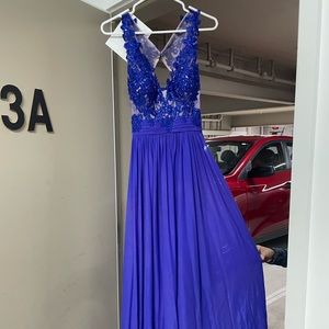 Royal Blue JVN Prom Dress
